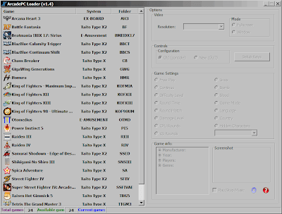 EmuCR: ArcadePC Loader