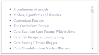 scroll widget,cara menambahkan scroll pada widget,cara buat scroll,scrolling,blogger scrolling
