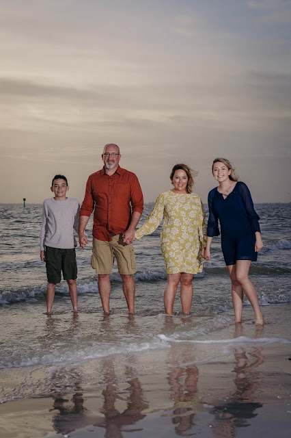 professional family portrait on fort myers beach