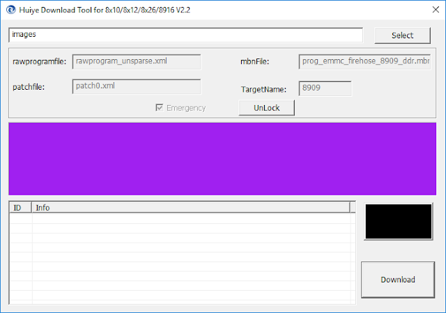 Huiye Download Tool v2.2 Free Qualcomm Flash Tool Download