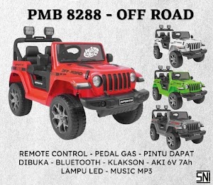 Mobil remote aki anak Jeep Off Road 