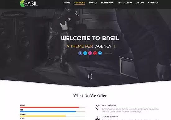 Basil-Portfolio-Premium-Blogger-Template-Free-Download