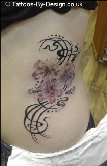 Flower Tribal Tattoos Pictures5