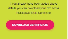 Fit India Freedom Run Download Certificate Download