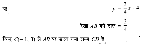 Solutions Class 11 गणित-II Chapter-10 (सरल रेखाएँ)