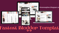 Fastest blogger template | Super fast loading responsive blogger template 2021