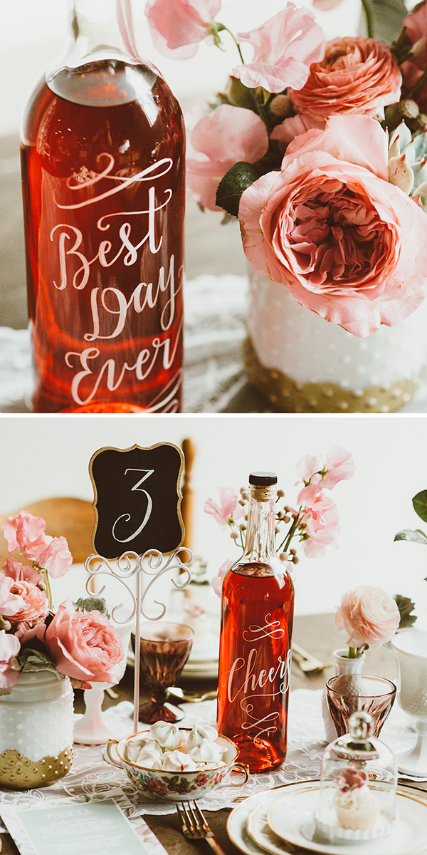 wedding inspiration for a sweettable and guest tables | Creative Bag