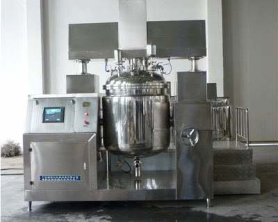 vacuum emulsifying equipment with top Homogenizer