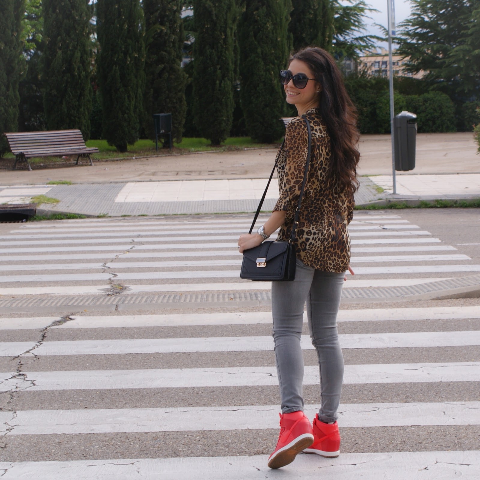 Blog Moda, Look con Zapatillas NIKE Rojas