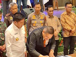 Parlindungan Purba dan Calon Anggota DPD se-Sumut Tandatangani Deklarasi Damai Pemilu 2024