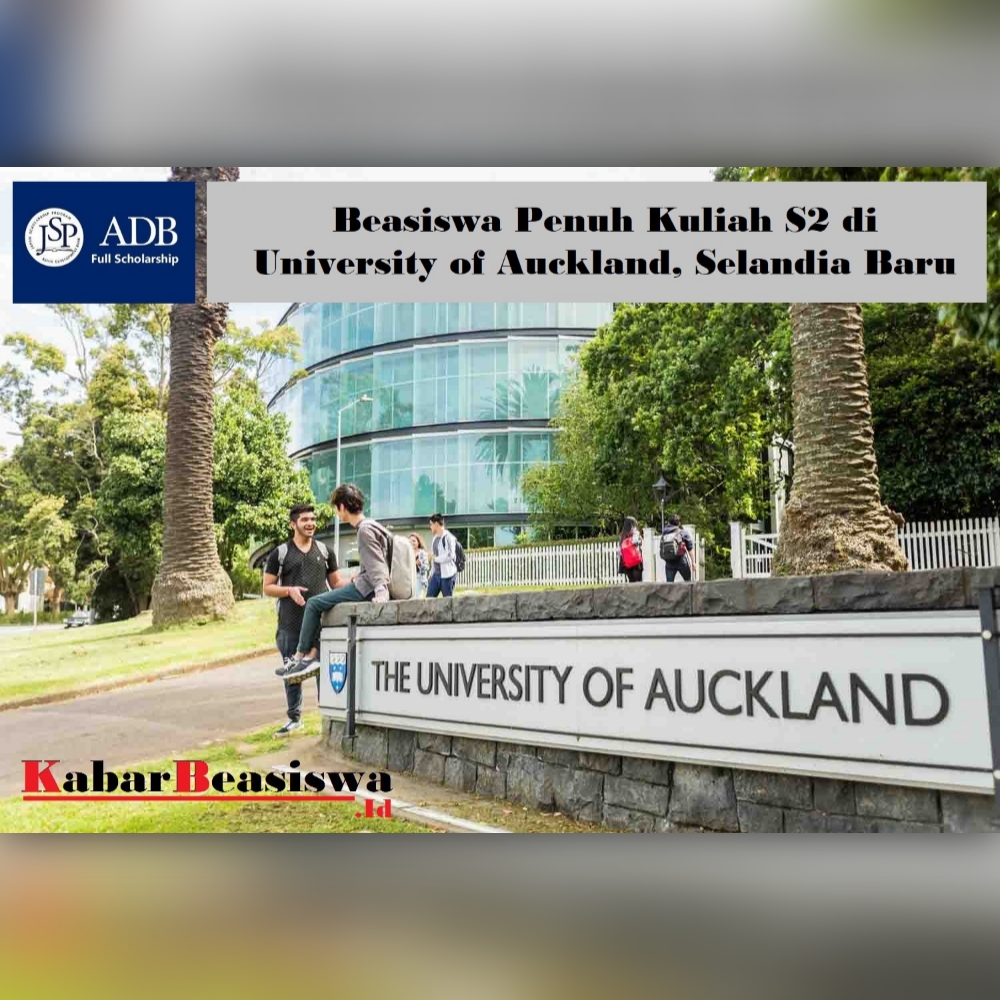 Beasiswa Penuh Kuliah S2 di Selandia Baru: ADB-JSP Full Scholarship