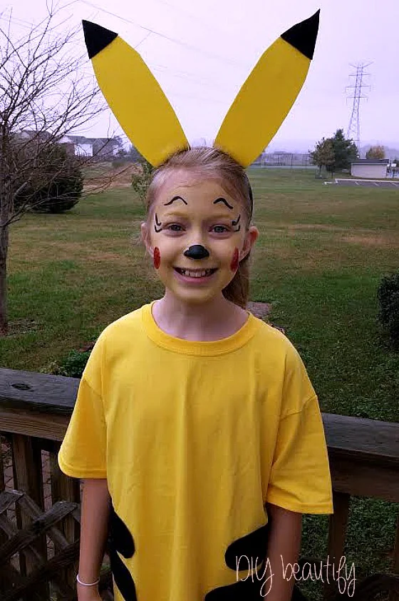 DIY Pikachu Costume www.diybeautify.com