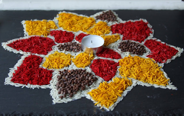 Simple Rangoli for Diwali 10