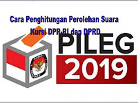 Cara Penghitungan Perolehan Suara Kursi DPR-RI dan DPRD Pileg 2019