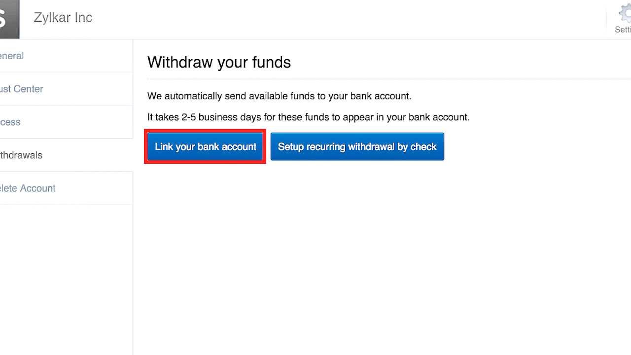 Gh-link - Link Bank Account