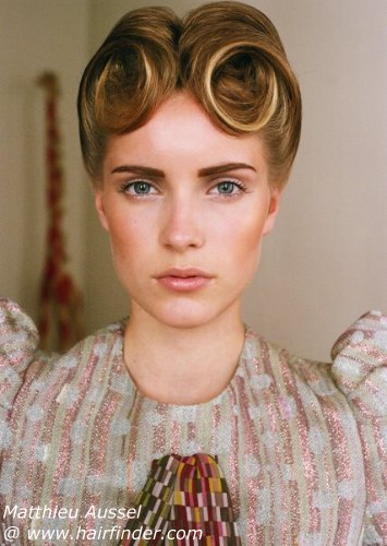 vintage hairstyles for long hair. Updo Vintage Hairstyles