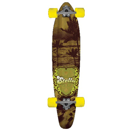 Bamboo Kicktail Longboard2