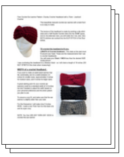 earwarmer crochet pattern