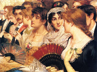 Painting  William Holyoake - In the Front Row at the Opera