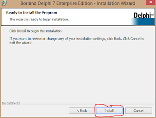 Cara Install Delphi 7 di Windows 8 10