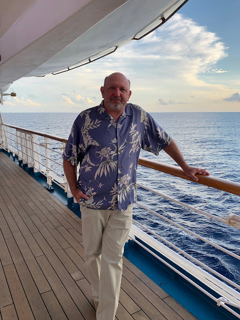 Ron on ship's deck