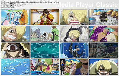 Download Film One Piece Episode 389 (Ledakan! Senjata Rahasia Sunny Go, Gaun Ho!) Bahasa Indonesia