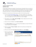 free pdf tutorial, making a blog, pdf free tutorial