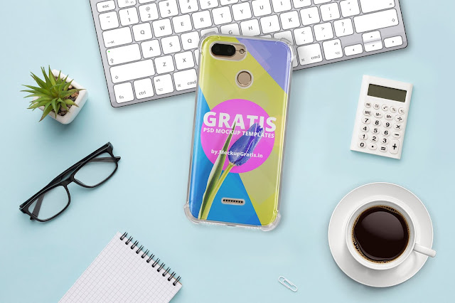 Mockup Case Anti Crack Xiaomi Redmi 6