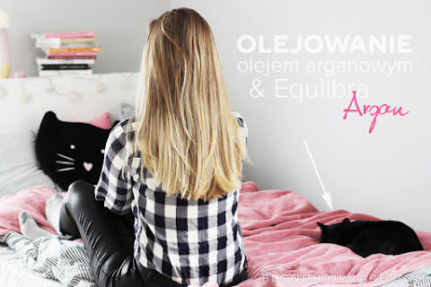 Olejowanie włosów olejem arganowym i arganowa seria do włosów Equilibra - czytaj dalej »