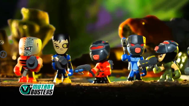 Los muñecos de Famosa Mutant Busters que se han convertido en serie