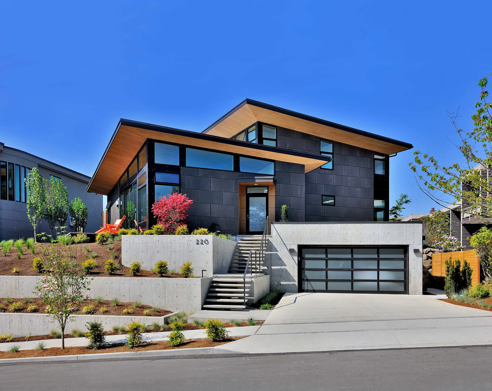 Single-Family, Custom Home Design, Mid-Century Modern | Kirkland, WA | Shoesmith Cox Architects