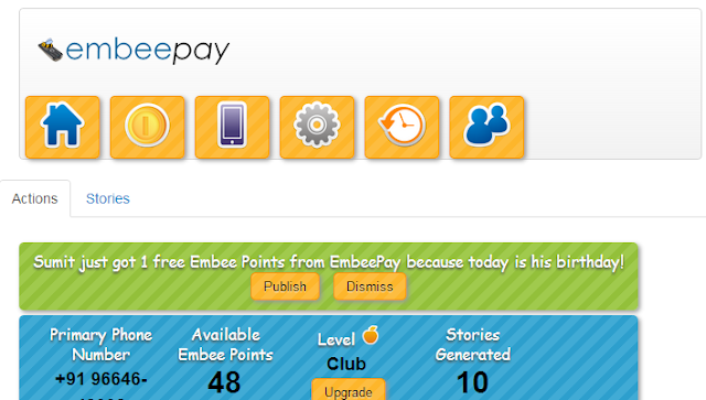 Your Embeepay Homepage
