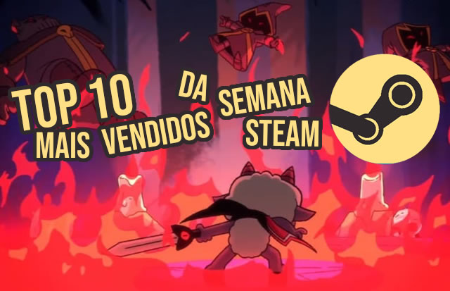 Top 10 jogos mais vendidos da Steam