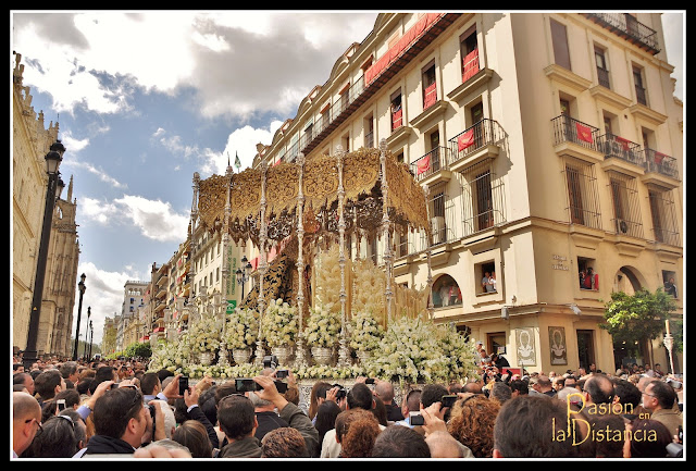 Traslado Palio de la Esperanza de Triana Sábado Santo 2013 Lluvia Madrugá 2013