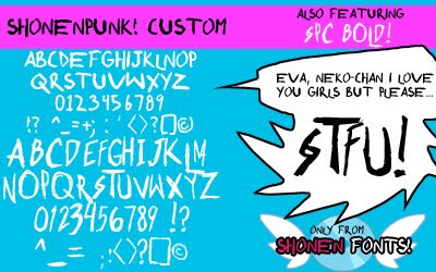 Font shonen_punk