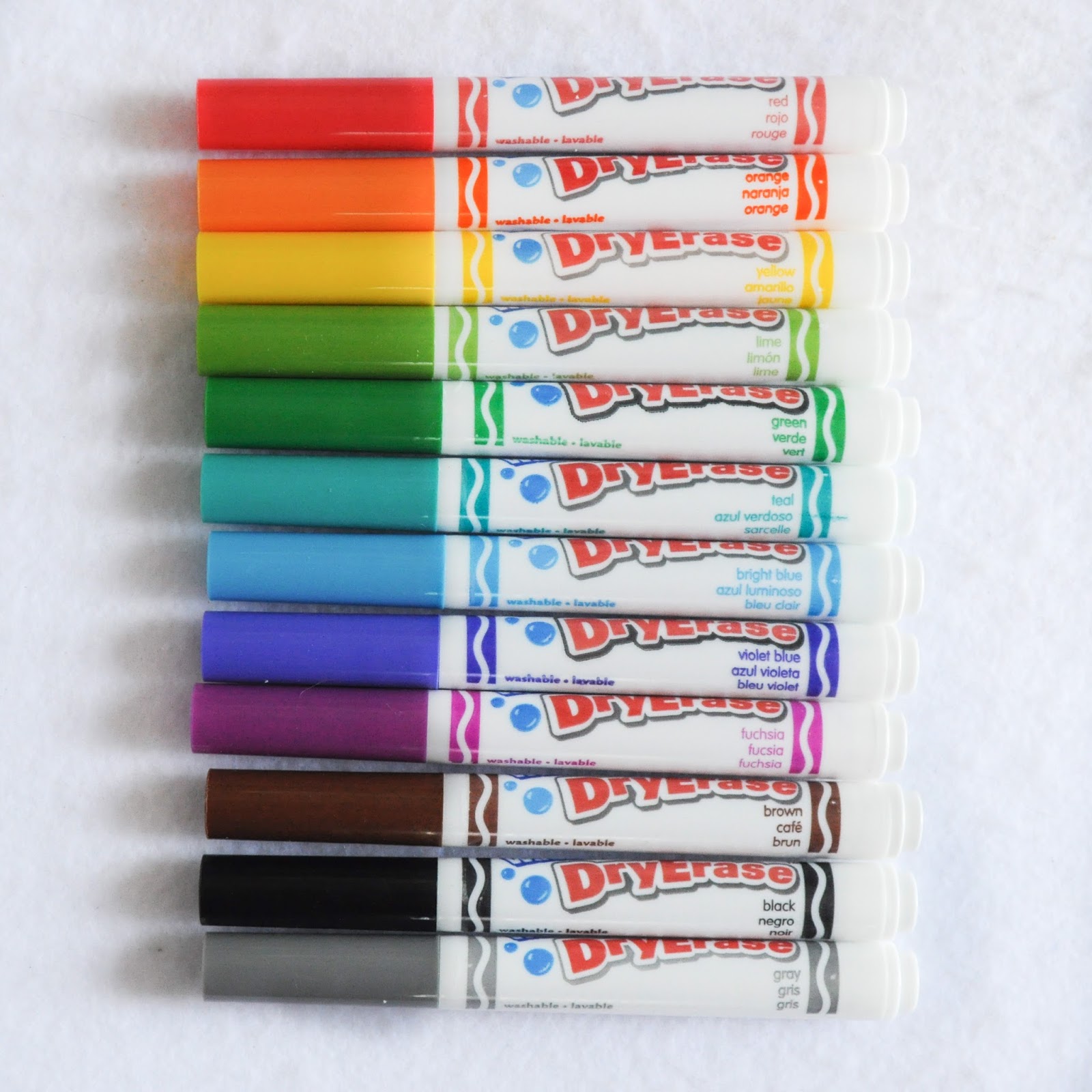 Download 12 Count Crayola Washable DryErase Markers: What's Inside the Box | Jenny's Crayon Collection