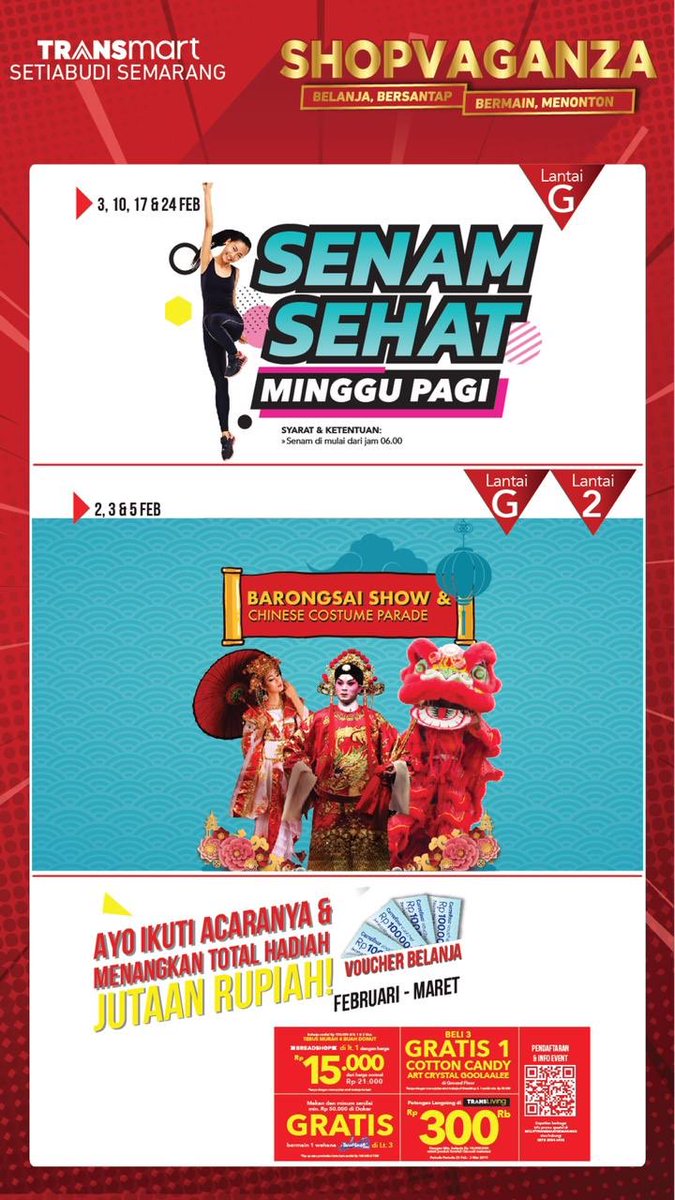 #Transmart - #Promo Jadwal Shopvaganza Tiap Kota Bulan Februari 2019