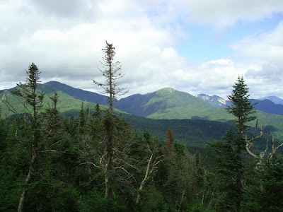 The view from Allen's summit. 
The Saratoga Skier and Hiker, first-hand accounts of adventures in the Adirondacks and beyond, and Gore Mountain ski blog.