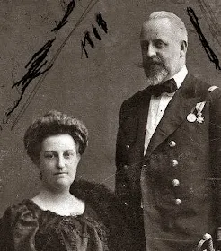  August Leopold de Saxe-Cobourg et Gotha et son épouse, née Karoline d'Autriche-Habsbourg