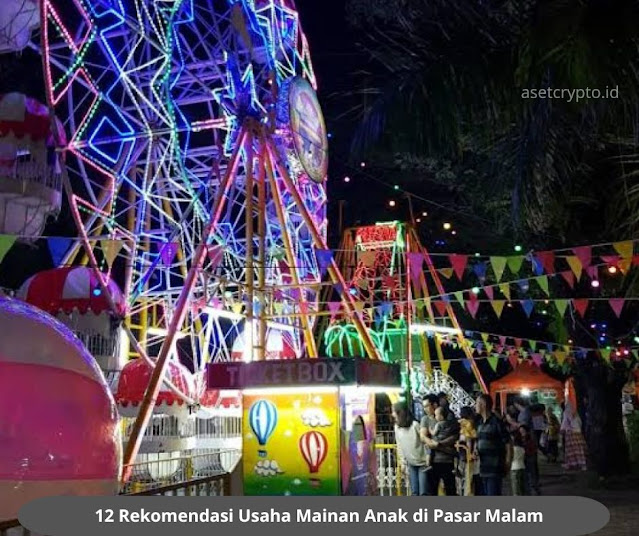 Usaha Mainan Anak di Pasar Malam