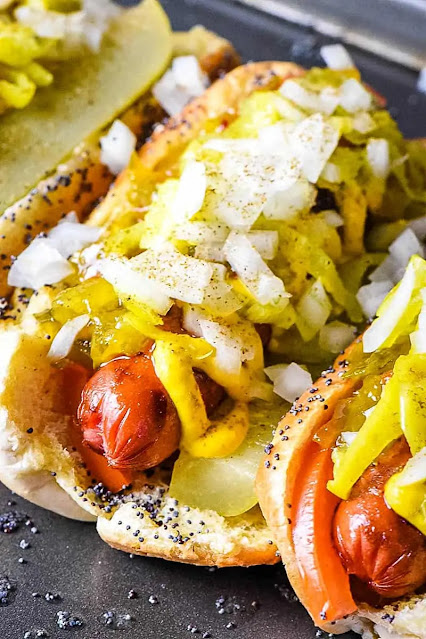 Classic Chicago Grilled Hot Dog (all beef) Campfire recipes for the Feast of Tabernacles | Land of Honey