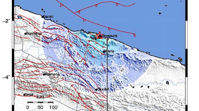 Hingga Selasa Pagi, Jayapura Diguncang 145 kali Gempa Susulan
