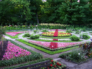 One of the beds from the Warsaw University Botanical Gardens