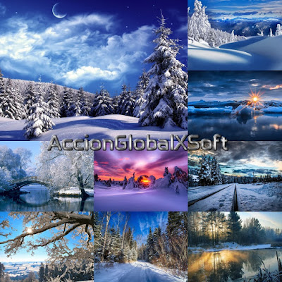 Wallpapers paisajes de invierno HD - Pack 3 - Ideales para diseños navideños