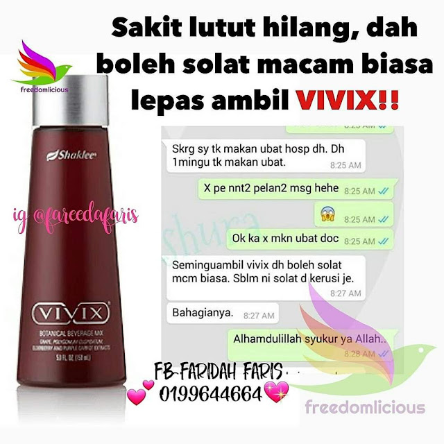 Www.elnaomie.blogspot.com: VIVIX SHAKLEE UNTUK SAKIT SENDI 