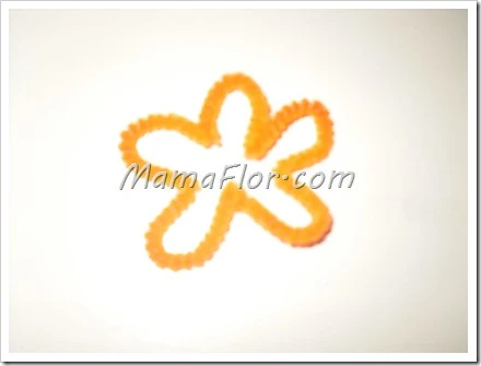 Como hacer flores de chenille