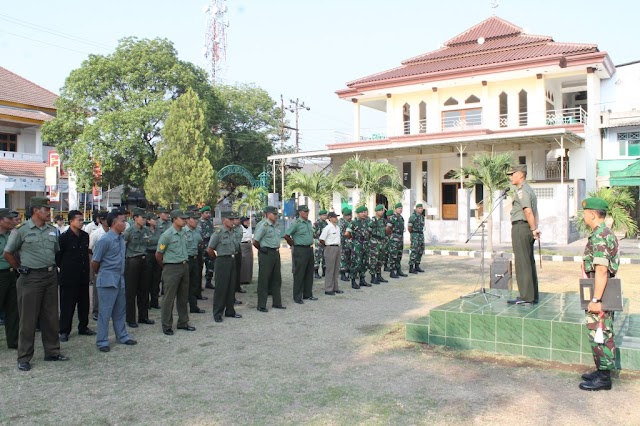 DANDIM 0726/SKH AMBIL APEL PAGI ANGGOTA