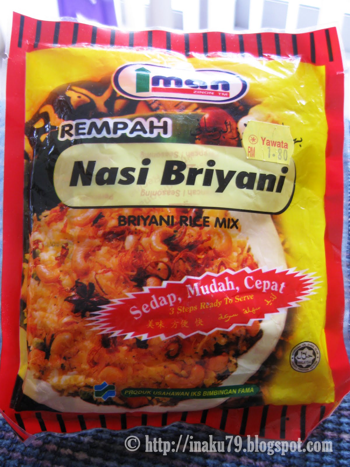 INAKU'S NOTES: NASI BRIYANI IMAN