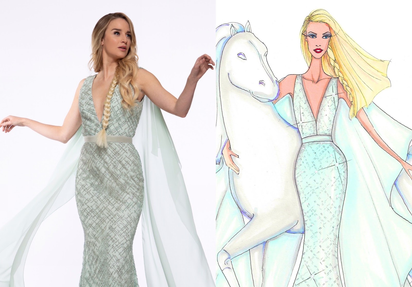 Video First Look at the Elsa-Inspired 'Frozen' Wedding Gown - ABC News