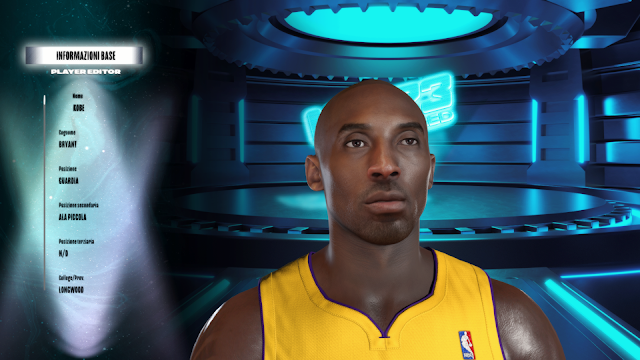 NBA 2K23 Kobe Bryant Cyberface Prime